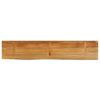 vidaXL Tablero de mesa borde natural madera maciza mango 160x30x3,8 cm