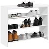 vidaXL Zapatero madera contrachapada blanco 80x25x62 cm