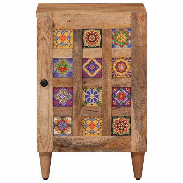 vidaXL Mueble de Cuarto de Ba&ntilde;o con puerta Natural 38 x 33,5 x 58 cm