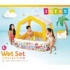 Intex Piscina hinchable con parasol 157x157x122 cm