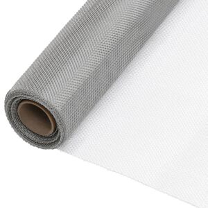 vidaXL Mallas 112 x 500 cm Mesh Acero Inoxidable 201 Plateado