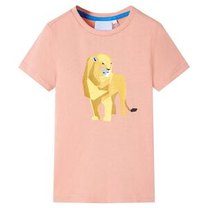 Camiseta infantil naranja claro 116
