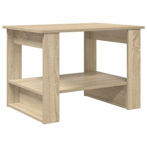 vidaXL Mesa de Caf&eacute; Roble Sonoma 72 x 50 x 50 cm Madera de ingenier&iacute;a