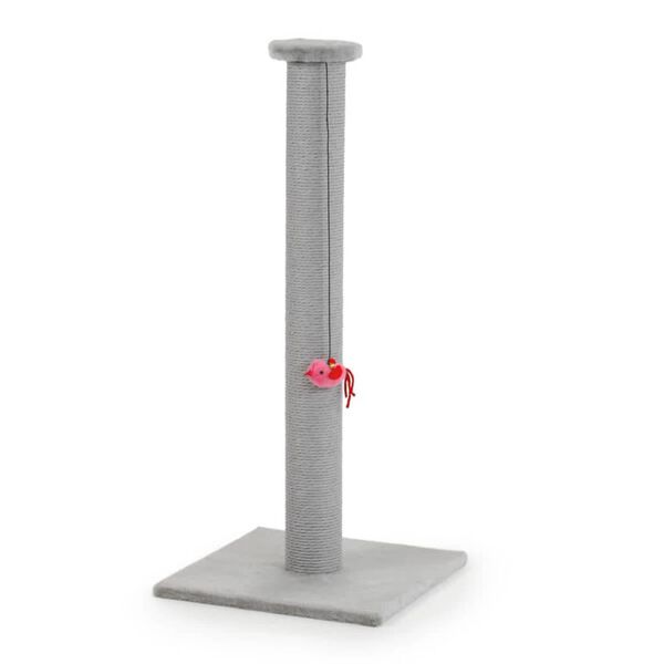 Beeztees Poste rascador para gatos Figo XL 40x40x90 cm gris 408815