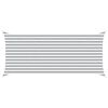 vidaXL Toldo Vela de Sombra Gris claro y blanco. 4,5 x 2 m