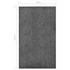 vidaXL Felpudo lavable gris antracita 90x150 cm