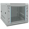 vidaXL Armario de red con almacenamiento Gris 53 x 60 x 45 cm Acero
