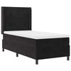 vidaXL Cama tipo Box Spring con colch&oacute;n Negro 90 x 190 cm Terciopelo