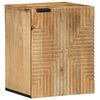 vidaXL Armario colgante ba&ntilde;o madera maciza mango marr&oacute;n 38x33,5x48 cm
