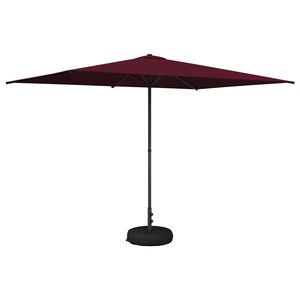 vidaXL Paraguas de Jard&iacute;n con Base Rectangular 2 x 3 m Poli&eacute;ster