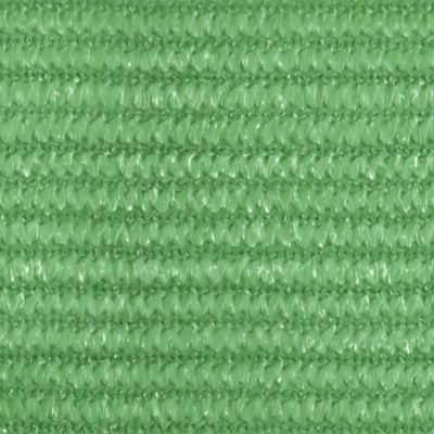 vidaXL Toldo de vela HDPE verde claro 160 g/m² 4x5x5 m