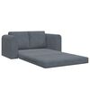 vidaXL Sofá cama Gris oscuro 148 x 71 x 83 cm Terciopelo