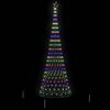 vidaXL &Aacute;rbol de Navidad LED con 455 LED Multicolor 184.5 cm Metal