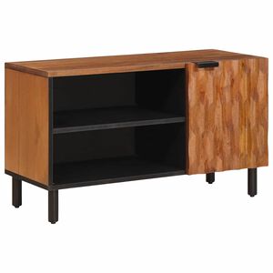 vidaXL Mueble de TV Acabado de Acacia Marr&oacute;n 80 x 33 x 46 cm