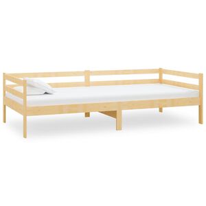 vidaXL Sof&aacute; cama sin colch&oacute;n madera maciza de pino 90x200 cm
