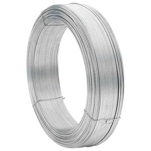 vidaXL Alambre para atar vallas acero 250 m 2,5 mm