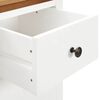 vidaXL Armario de madera maciza de roble 76x52x105 cm