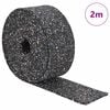 vidaXL Rollo de gr&aacute;nulos de caucho Negro 200 x 5 x 0,3 cm Goma