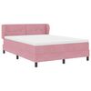 vidaXL Cama tipo Box Spring con colch&oacute;n Rosa 140 x 190 cm Terciopelo