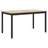 vidaXL Mesas de comedor 140 x 80 x 75 cm Madera de ingenier&iacute;a
