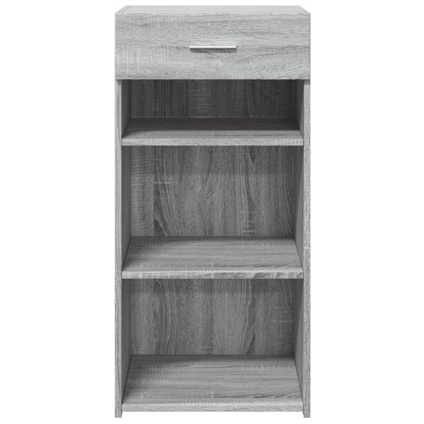 vidaXL Aparador madera de ingenier&iacute;a gris Sonoma 45x42,5x93 cm