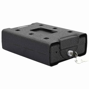 vidaXL Caja Fuerte para Auto con cerradura Negro 22 x 16 x 7 cm Acero
