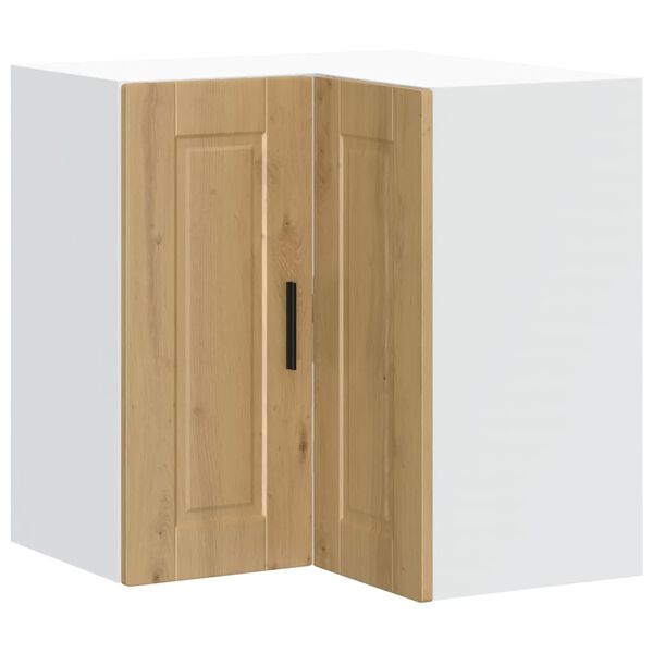 vidaXL Mueble de cocina esquina pared Porto roble artesanal