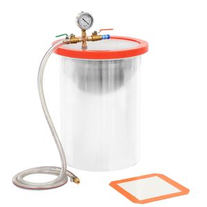 vidaXL C&aacute;mara de vac&iacute;o de acero inoxidable 22,7 L