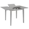 vidaXL Juego de muebles de comedor 3 piezas MDF gris