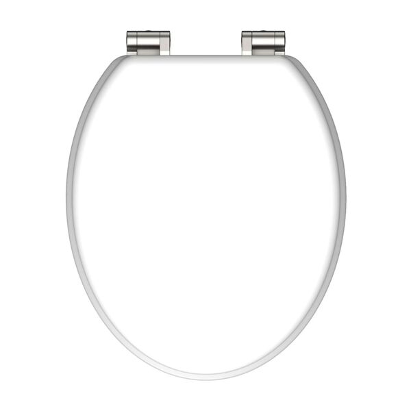 SCHÜTTE Asiento de inodoro WHITE núcleo de Madera