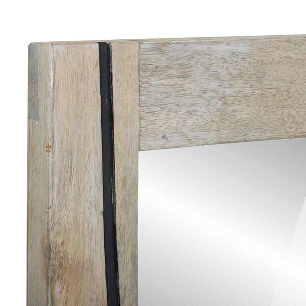 vidaXL Espejo de ba&ntilde;o con espejo Marr&oacute;n 70 x 50 x 2,5 cm