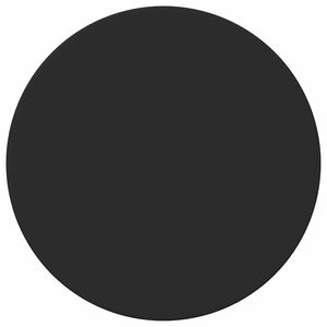 vidaXL Encimera Negro &Oslash; 70 x 1,5 cm Madera de ingenier&iacute;a