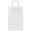 vidaXL Bolsas de papel con asas 50 uds blanca 21x11x31 cm