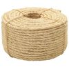 vidaXL Cuerda 100% sisal 6 mm 250 m