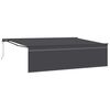 vidaXL Toldo retr&aacute;ctil Antracita 500 x 300 cm Poli&eacute;ster y Aluminio