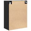 vidaXL Armario de Pared Roble Negro 69,5 x 34 x 90 cm