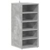 vidaXL Zapatero madera contrachapada gris hormig&oacute;n 31,5x35x70cm