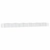 vidaXL Arriate de gaviones forma arco hierro galvanizado 600x50x50cm