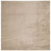 vidaXL Alfombra de pelo corto suave lavable HUARTE arena 120x120 cm