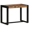 vidaXL Banco multicolor de 60x35x45 cm, madera maciza reciclada