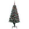 vidaXL Árbol de Navidad artificial Verde 150 cm PVC y Acero y Plástico