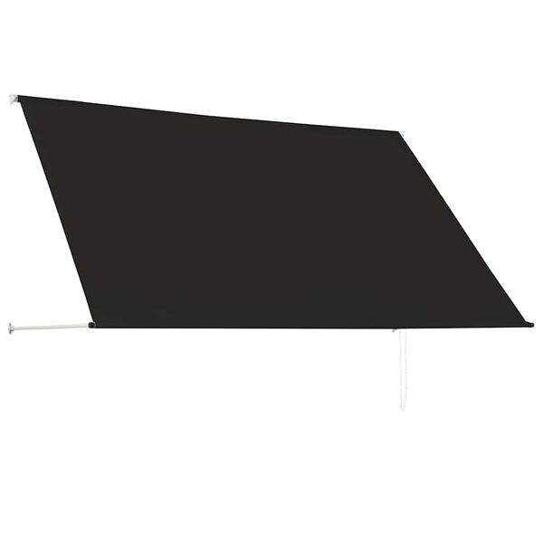 vidaXL Toldo retr&aacute;ctil 250x150 cm gris antracita