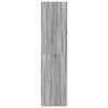 vidaXL Armario de madera de ingenier&iacute;a gris Sonoma 50x50x200 cm
