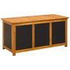 vidaXL Caja de Almacenamiento para Jard&iacute;n 185 L 113 x 50 x 56 cm Negro