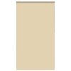 vidaXL Estor Enrollable Opaco Beige 125x210 cm Tela Ancho 121,6 cm