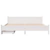 vidaXL Estructura de cama sin colch&oacute;n madera maciza blanca 200x200 cm