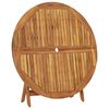 vidaXL Comedor de jard&iacute;n plegable 5 piezas madera maciza de acacia