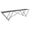 vidaXL Mesa para empapelar plegable de MDF y aluminio 300x60x78 cm