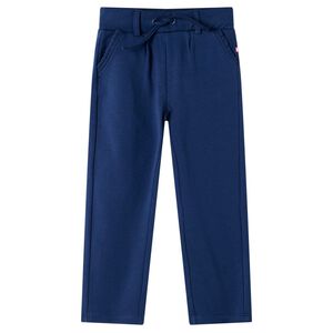 Pantalones infantiles con cord&oacute;n azul marino 140