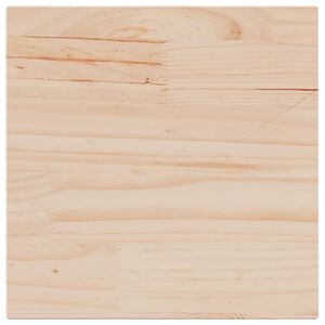 vidaXL Tablero de mesa cuadrado madera maciza de pino 40x40x1,7 cm
